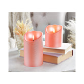 Flameless Candles 2 pc Set Pink